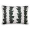 Monochromatic Stacked Bowls 14" x 20" Throw Pillow